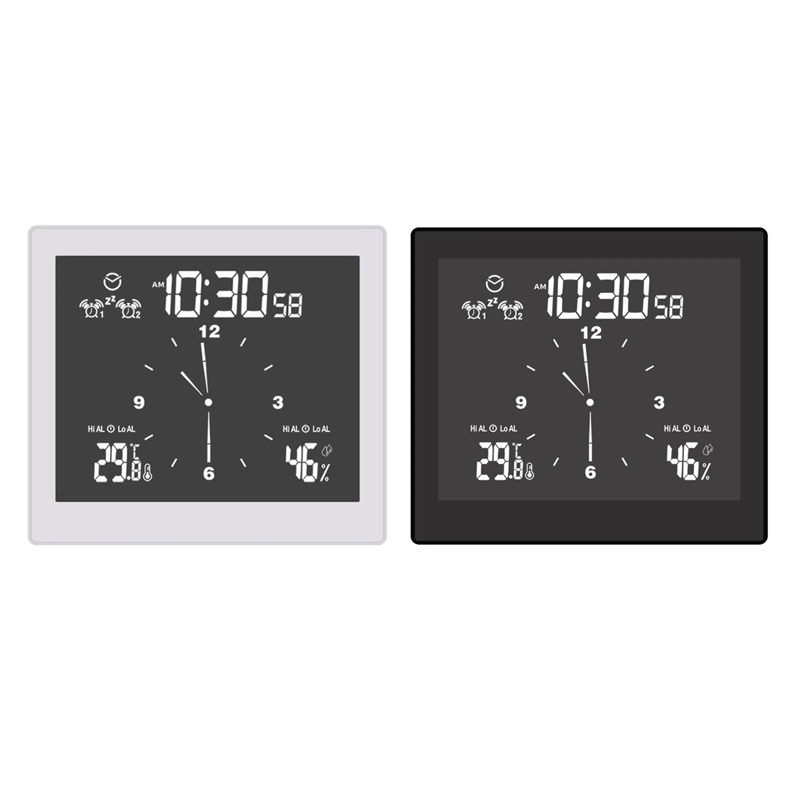 

Bathroom Clock, LCD Digital Shower Clock, Thermometer, Hygrometer, Monitor
