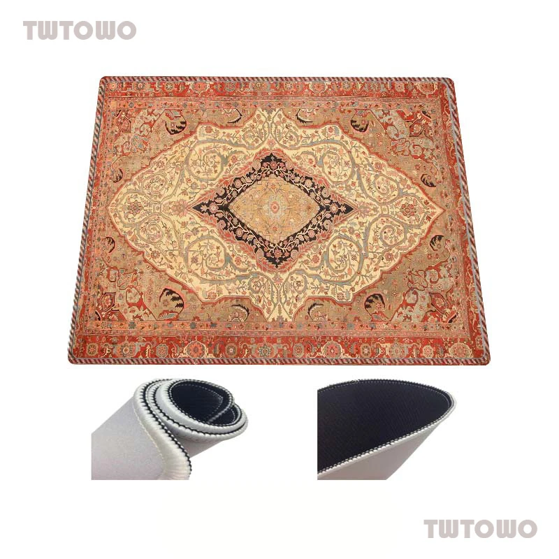 persian carpet custom large mouse pad keyboards rubber gaming mousepad desk mat for game player desktop computer laptop free global shipping