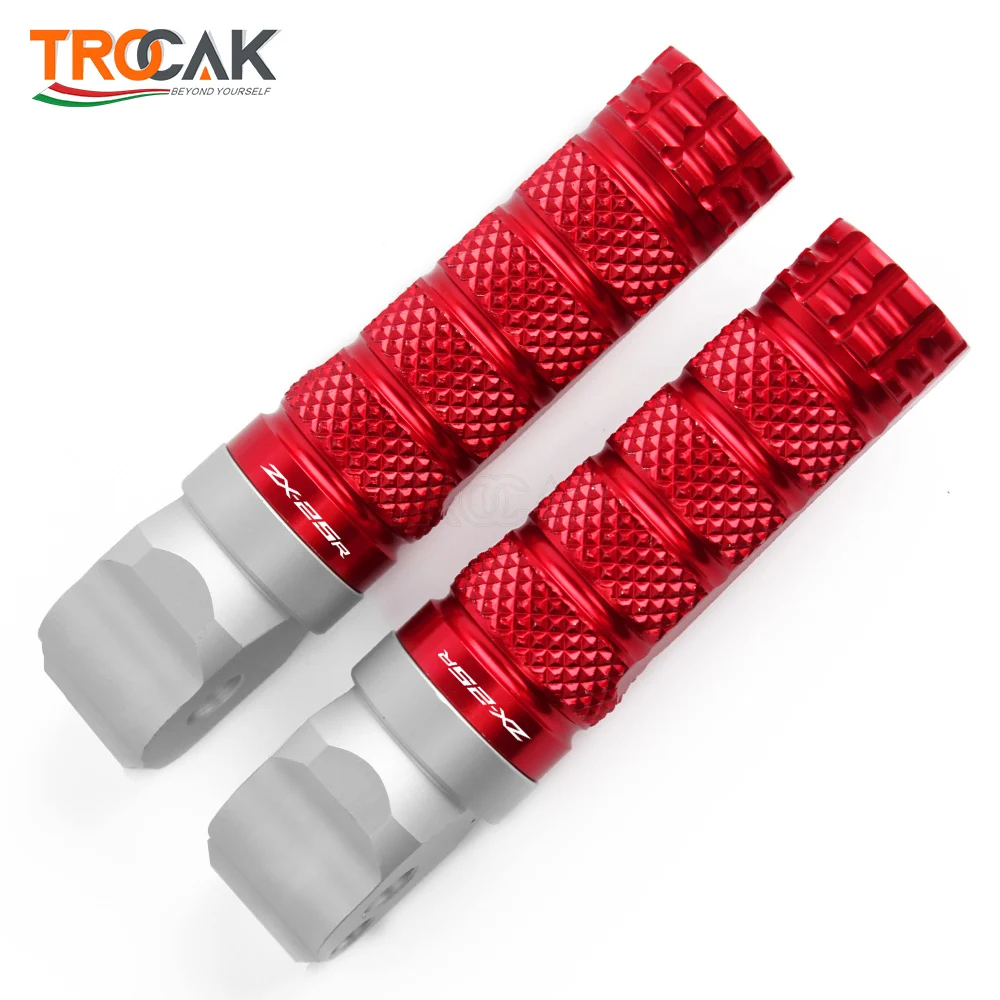 

LOGO ZX-25R Motorcycle Accessories FOR KAWASAKI ZX-25R ZX25R 2019 2020 2021 CNC Aluminum Rear Footpegs Foot pegs Modification