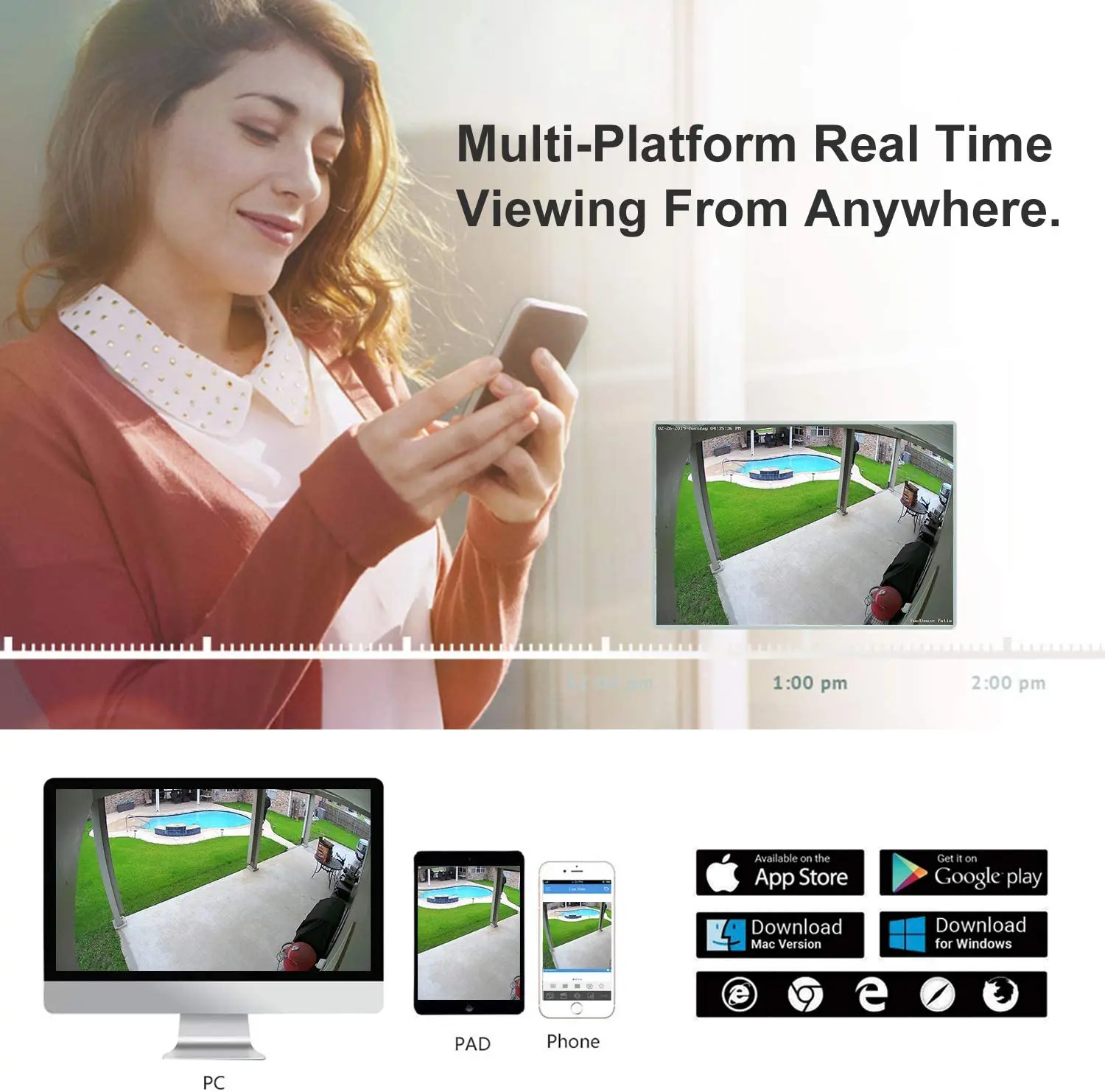 IP камера POE PTZ 5 Мп HD 2592x1944P IP66 водонепроницаемая антивандальная с 4 кратным