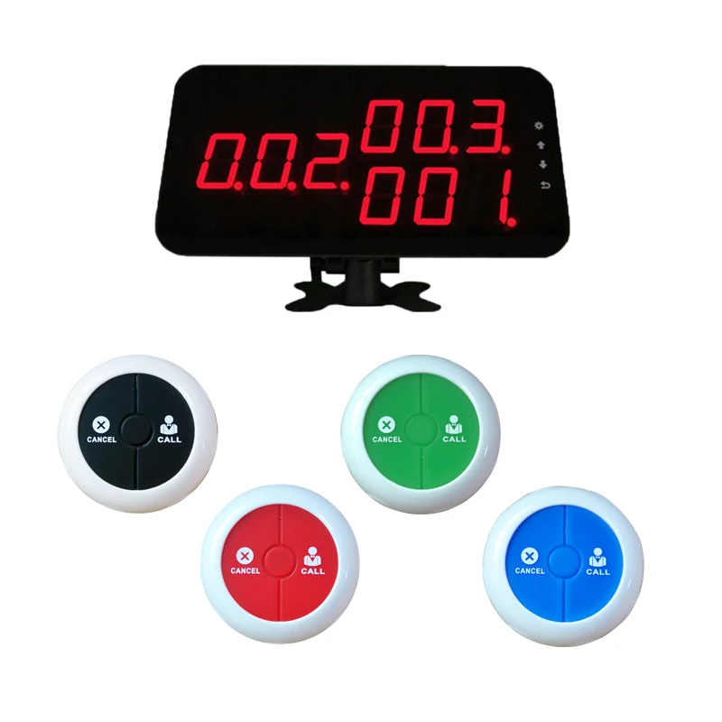 Ycall Беспроводная ресторанная Система индивидуального вызова официантов 1 хост