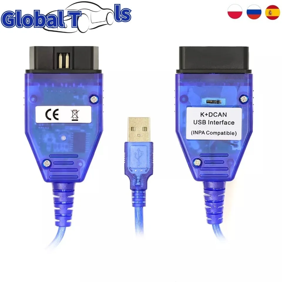 OBD2 для INPA 2K + DCAN FT232RL с переключателем BMW автомобильный диагностический сканер K Can