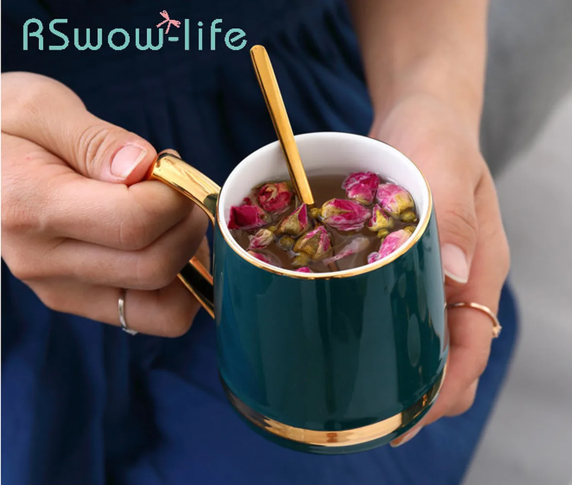 Креативный чайник кофейная чашка домашняя керамическая Европейский роскошный