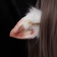 new original white black sheep ears hairhoop headwear for cosplay costume custom made