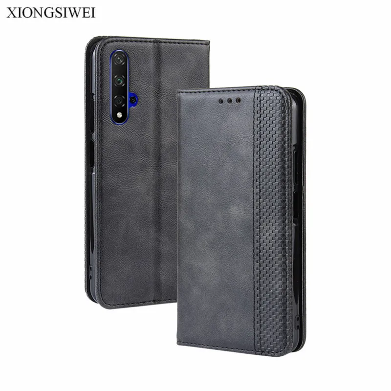 Чехол для Huawei Honor 20 чехол с откидной крышкой и бумажником из искусственной кожи