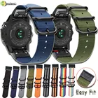Ремешок нейлоновый для смарт-браслета Garmin Fenix 6X 6 6S 5X 5 5S Plus  Fenix 3 3 HR 935 945