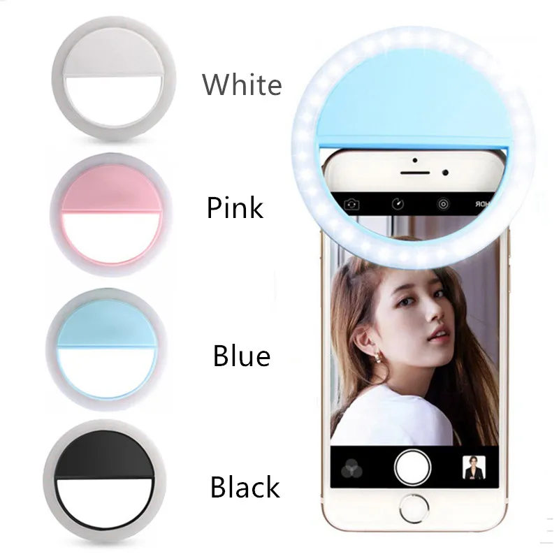 Мобильный телефон LED селфи кольцо свет портативный Авто вспышка 36 светодиодов