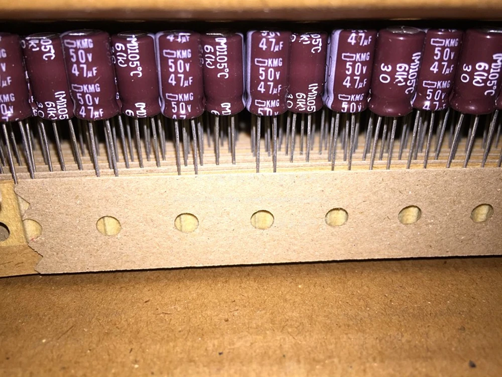 10 шт./30 шт./100 шт. 47 мкФ 50V NIPPON Chemi Con NCC KMG Серия 6x11 5 мм 50V47uF алюминиевый