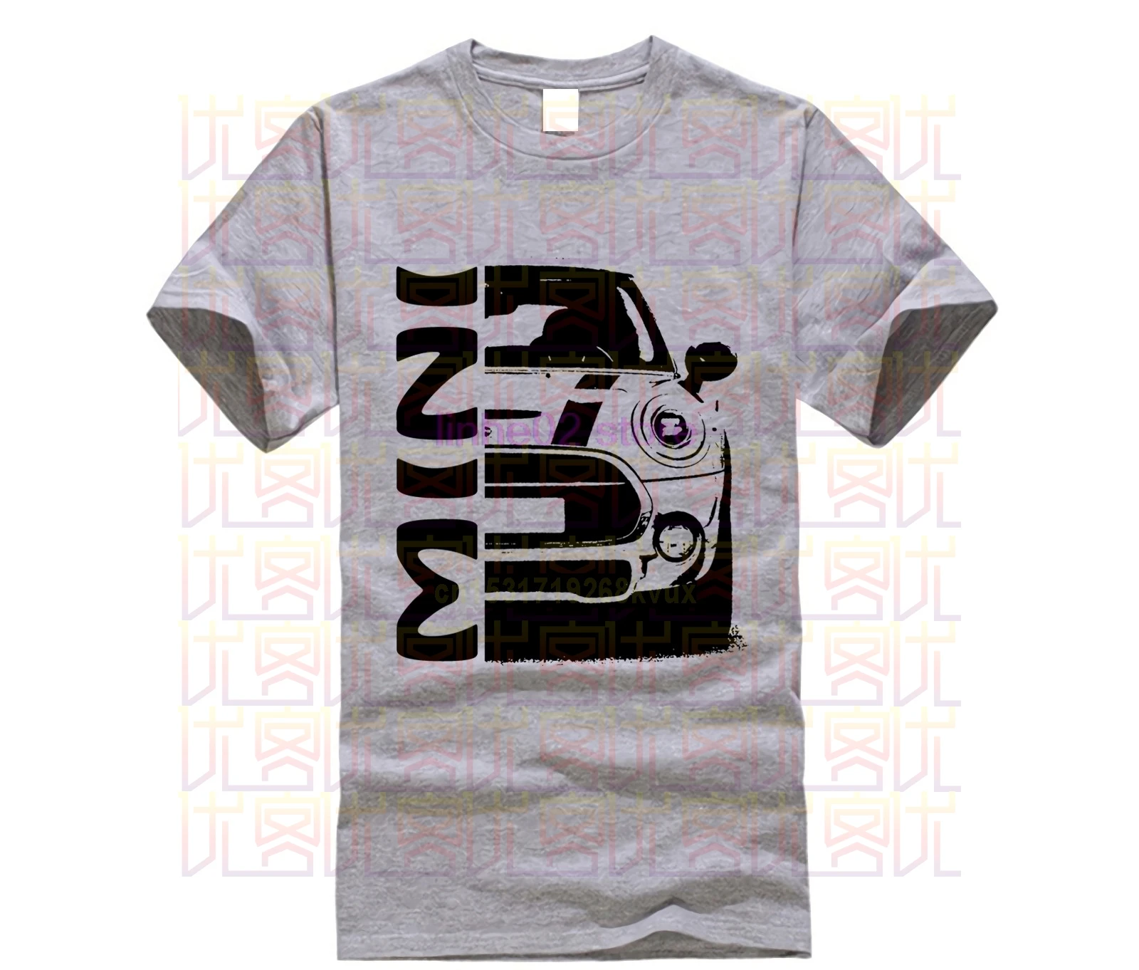 Мини футболка mini Cooper модная с креативным рисунком|Мужские футболки| |