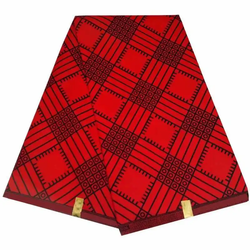 Дешевые Африканский воск 100% полиэстер новый Анкара африканская вощеная ткань