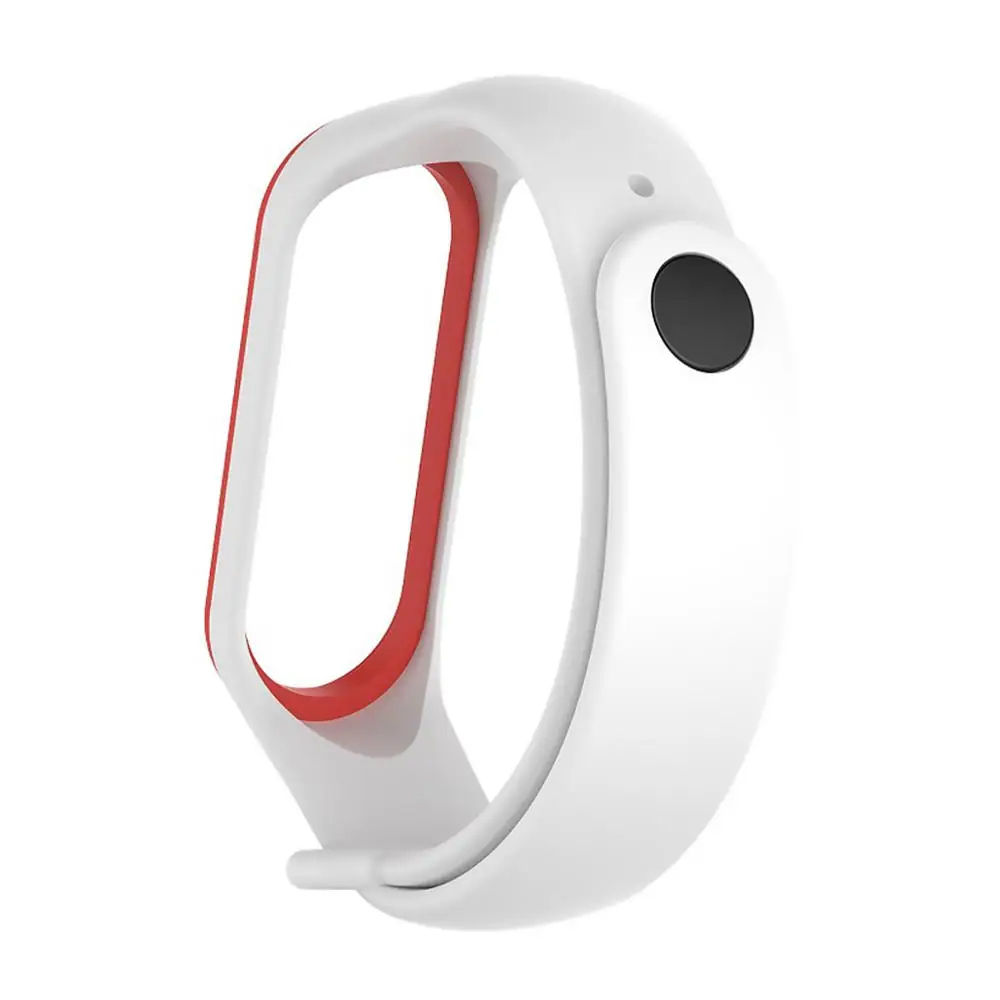 Спортивный силиконовый браслет для mi band Xiaomi Band 3 ремешок Ремешок замены 4