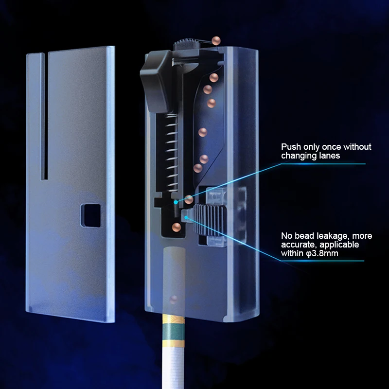 Держатель фильтра для сигарет 100 шт. шарики сделай сам и коробка с 1 пуш-шариком