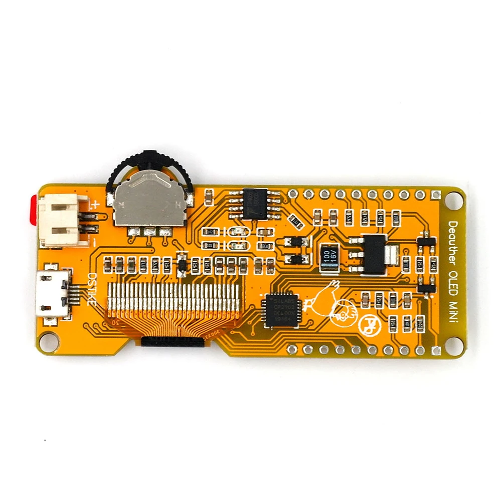 

Wifi Development Board ESP8266 Female Header Deauther Mini Easy Use 5V 0.8A With Antenna Module OLED Replacement Part PCB