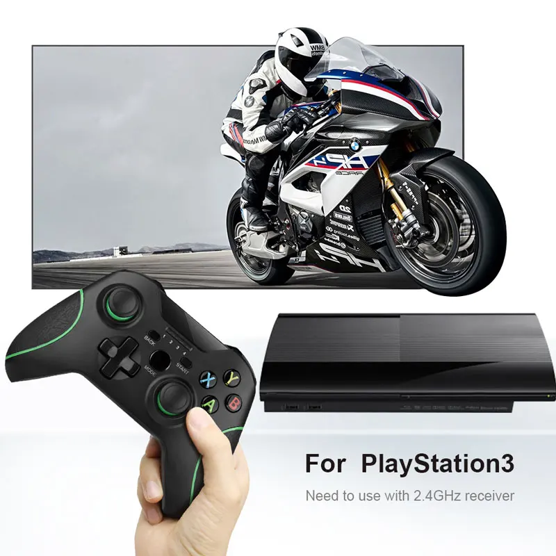 

Wireless Gamepad For PS3/IOS/Android Phone/PC/TV Box Joystick 2.4G USB PC Game Controller For Xiaomi Smart Phone Accessories