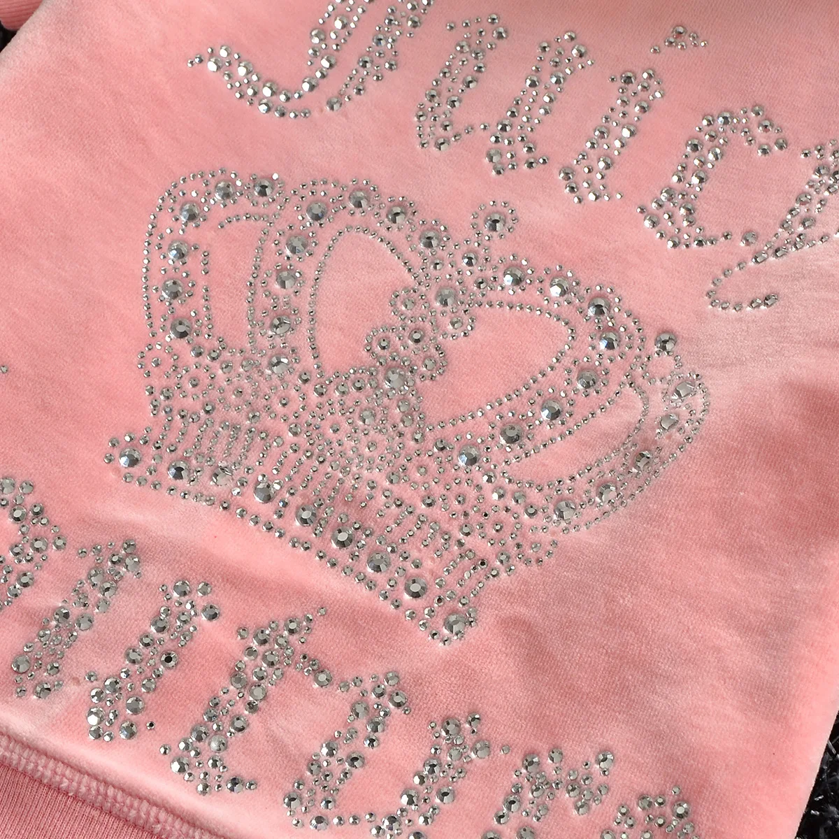 

2021 New Summer Ladies Two-piece Suit JC Large Size Crown Diamond Sports Casual Fashion Short-sleeved Shorts Female Suit