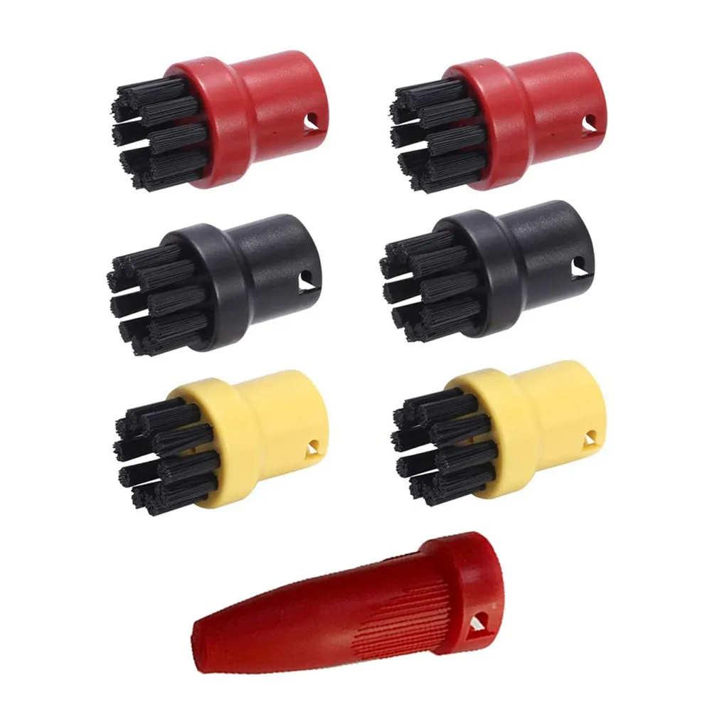 

7pcs/set Round Brush Replacement Kit For Karcher Pressure Nozzle Set Nozzle 5.762-023.0 Vacuum Cleaner Accessories