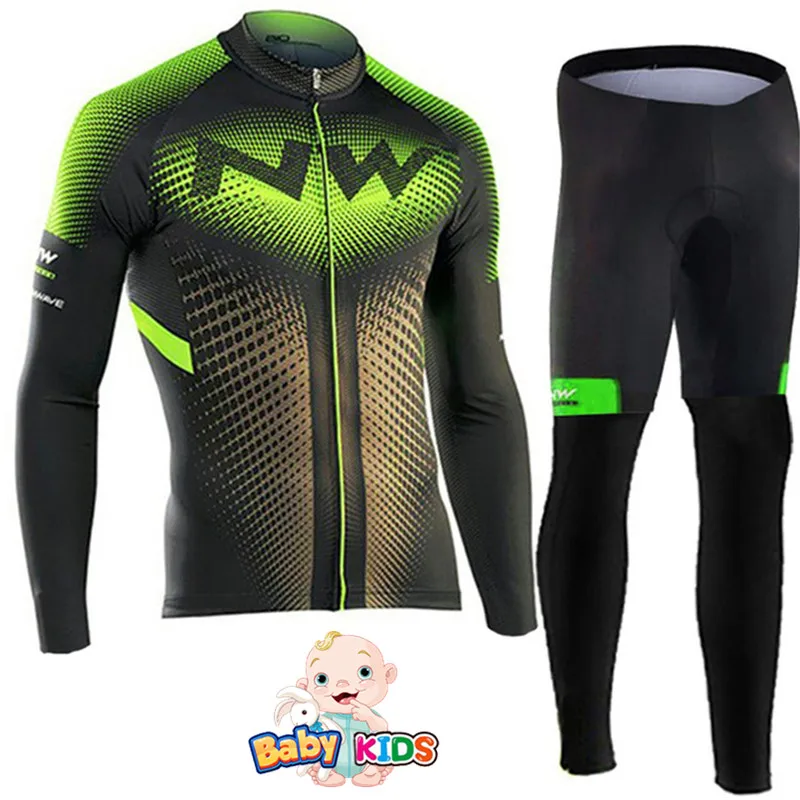 Детская одежда Ropa Ciclismo с длинным рукавом, комплекты из Джерси для велоспорта, осенние дышащие детские костюмы для велоспорта, одежда для велоспорта для мальчиков