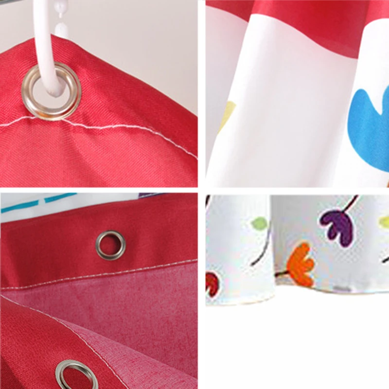 

High Curtain Quality Thickened Waterproof Polyester Shower Mold Orchid Bathroom Width 120 Cm x Height 180 Cm