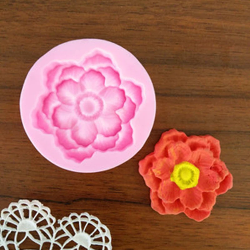 Искусственная Роза цветок цветущая форма силиконовая помадка 3D искусственное