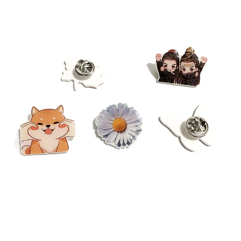 Акриловые заколки для лацканов с героями мультфильма Marvel XDS665 | Украшения и