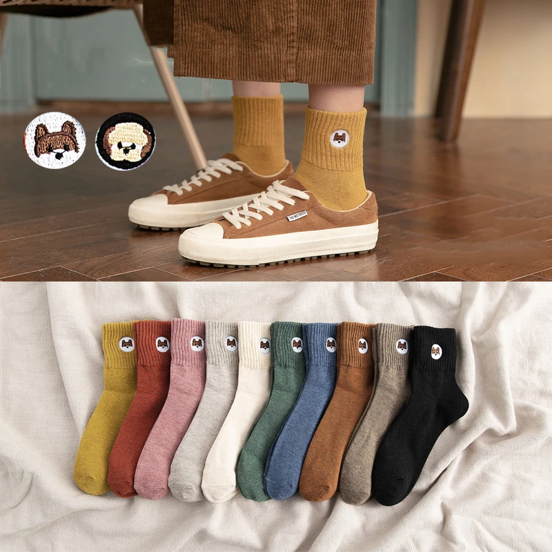 Женские носки Осенние новые модные креативные индивидуальные дышащие удобные с
