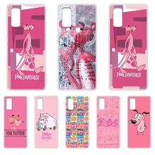 Девушка Pinks пантера чехол для телефона Корпус SamSung Galaxy S 6 7 8 9 10 20 Edge