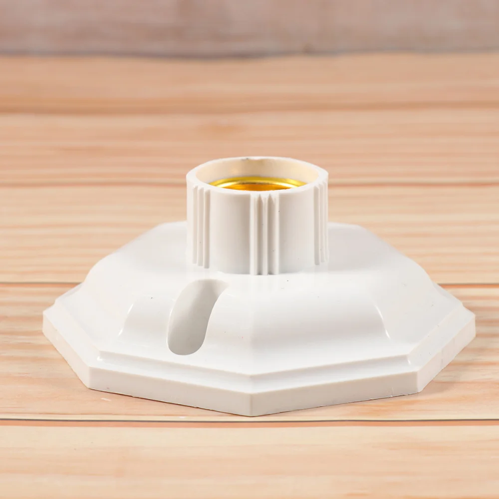 

E27 Screw Lamp Holder Octagon Wear-resistant 250V 6A Light Bases