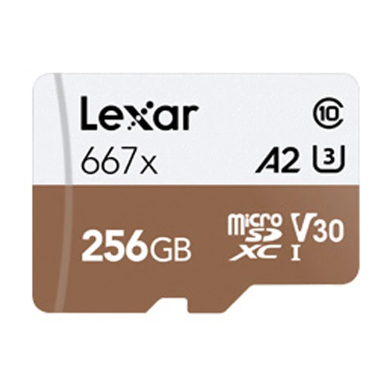 Оригинальная карта памяти Lexar до 100 флэш карты Micro SD 667x C10 256 ГБ TF 128 чехол для