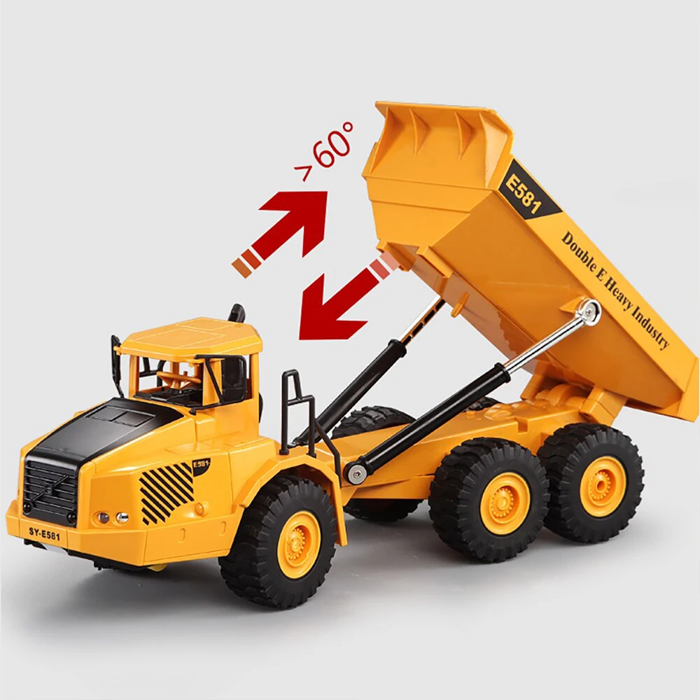 4wd rc car 24g 6ch грузовик инженерный стр