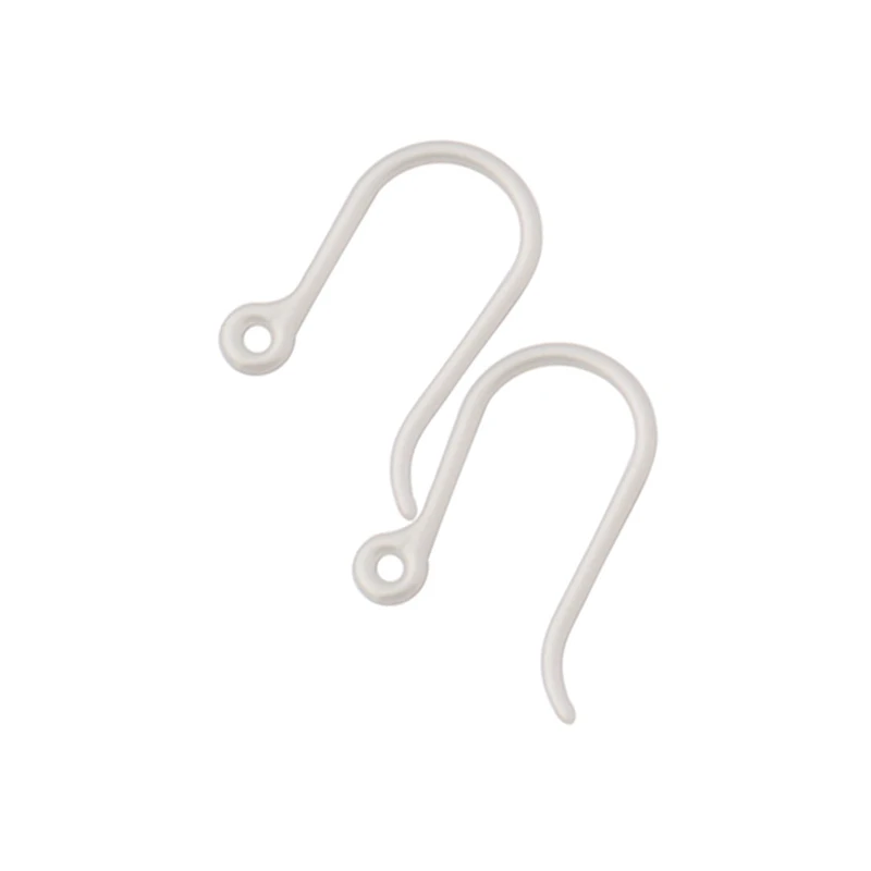 50pcs 2019 Women's Earrings 5 colors Environmentally Friendlyl 7*11MM Plastic Easy Ear Hook Accessories Jewelry