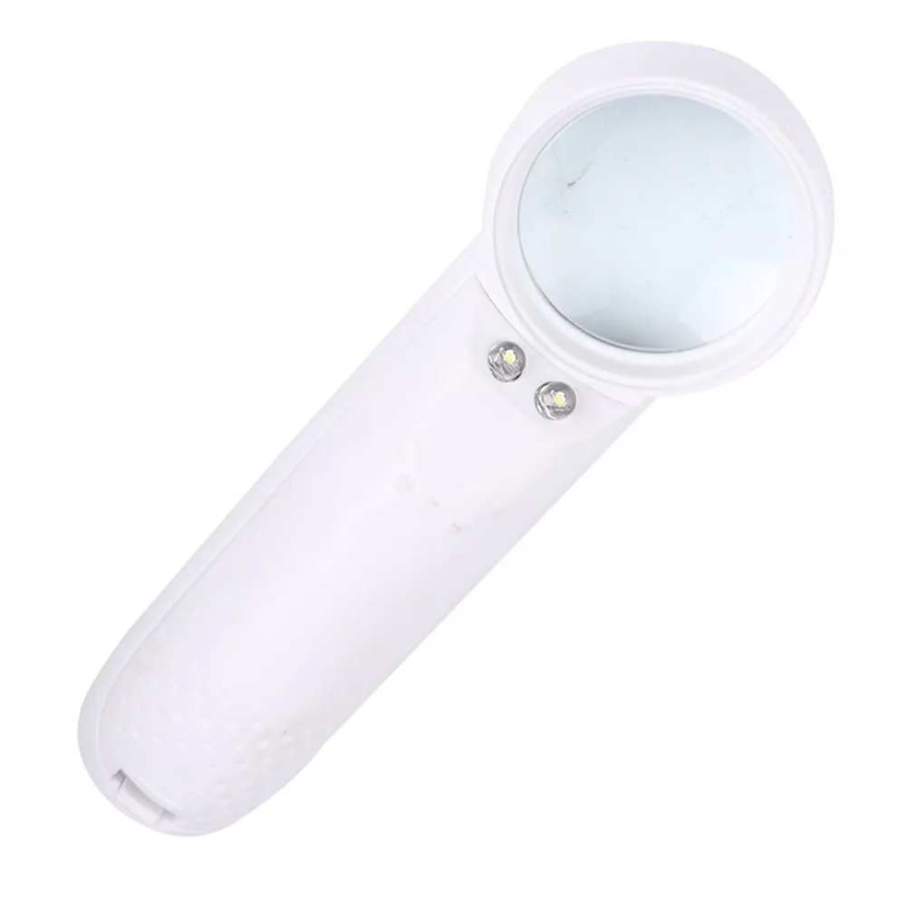 

15X Handheld Glass Loupe With LED Lights Jewelry Magnifier Magnifying Glass Repair Tool Portable Old Man Reading Glasses Loupe