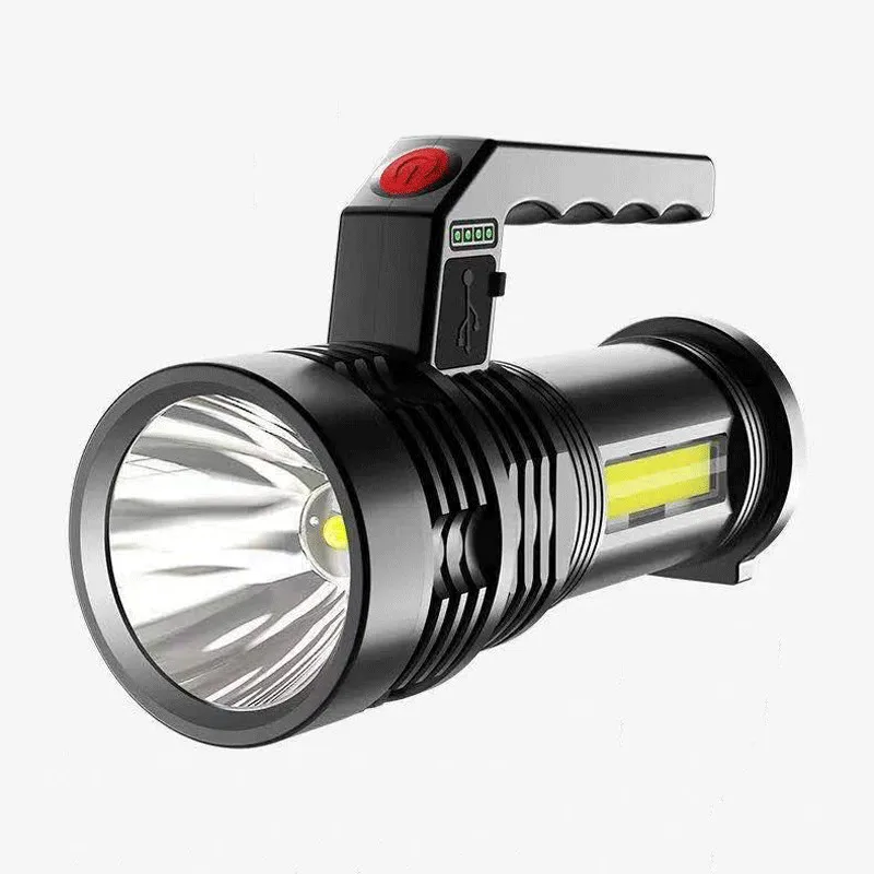 

Light Rechargeable Flashlight Outdoor Camping Flashlight High Fire Long-range Portable Lamp Searchlight Light Flashlight
