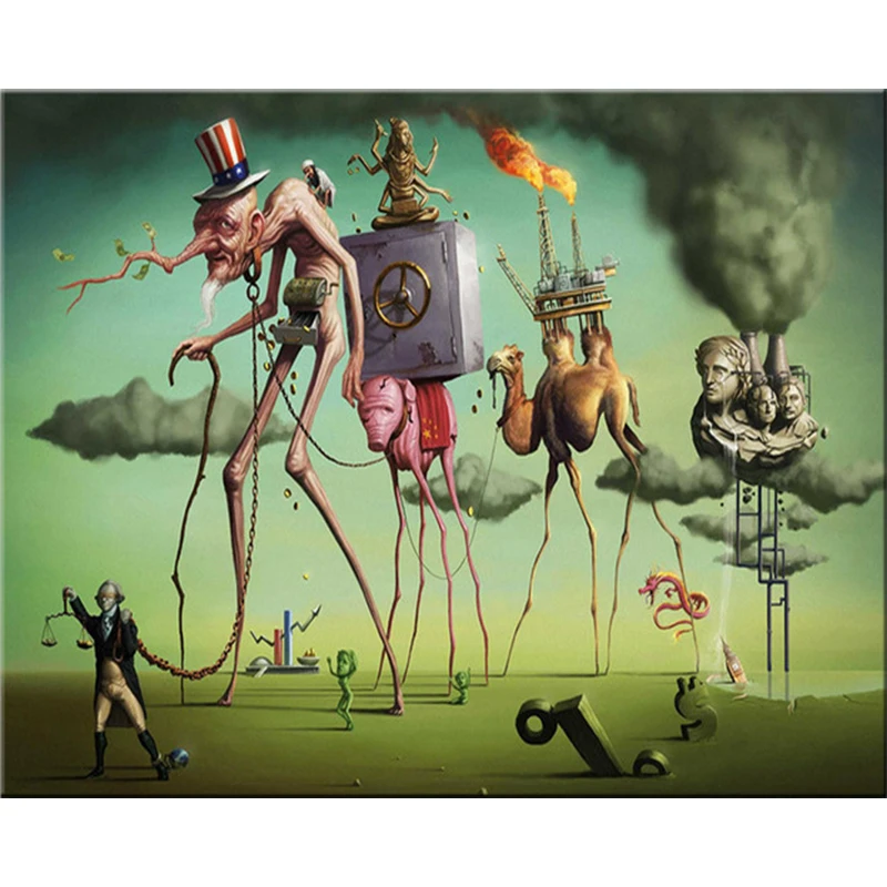 

Набор для рисования по номерам на холсте верблюд, 40 х50 см