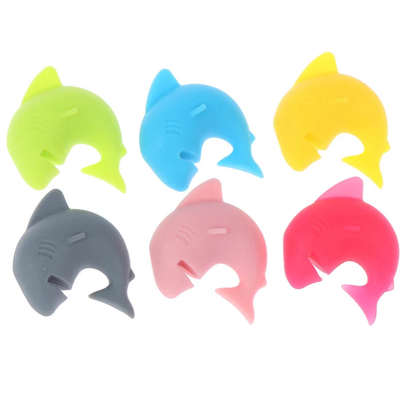 6 шт. Силиконовый красный маркер на стакан для вина креативная наклейка в виде