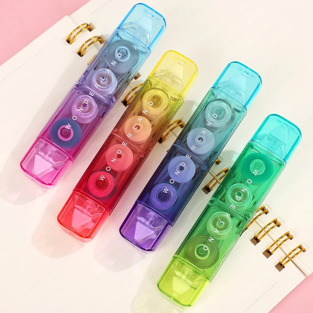 1 шт. градиентная Корректирующая лента и точечный клей два в одном креативная