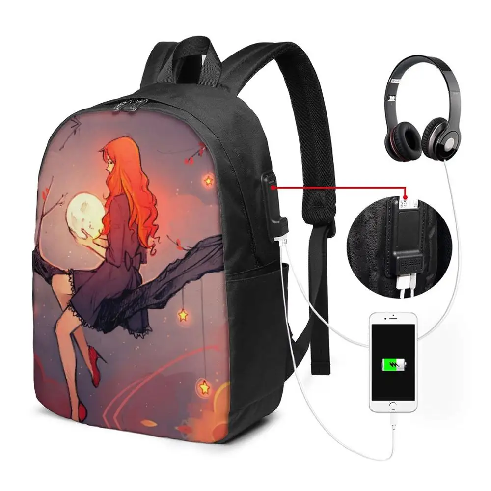 

Moon Star Backpack Moon Star Backpacks Print Men - Women Bag Multi Purpose Trend Teen High quality Sports Bags