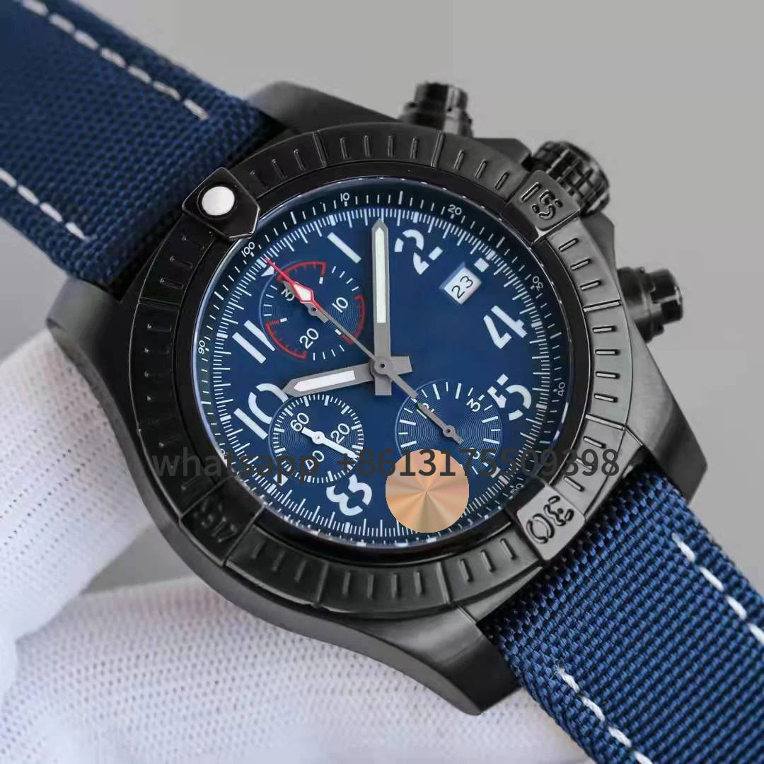 

Роскошные мужские часы BTL Avenger 2021, водонепроницаемые светящиеся механические часы 45 мм, автоматический хронограф с сапфировым механизмом 7750...