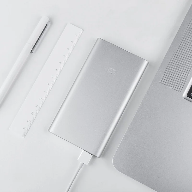 Xiaomi mi внешний аккумулятор 2 5000 мА/ч тонкий PLM10ZM cro USB Bateria Externa Movil Carregador Portatil