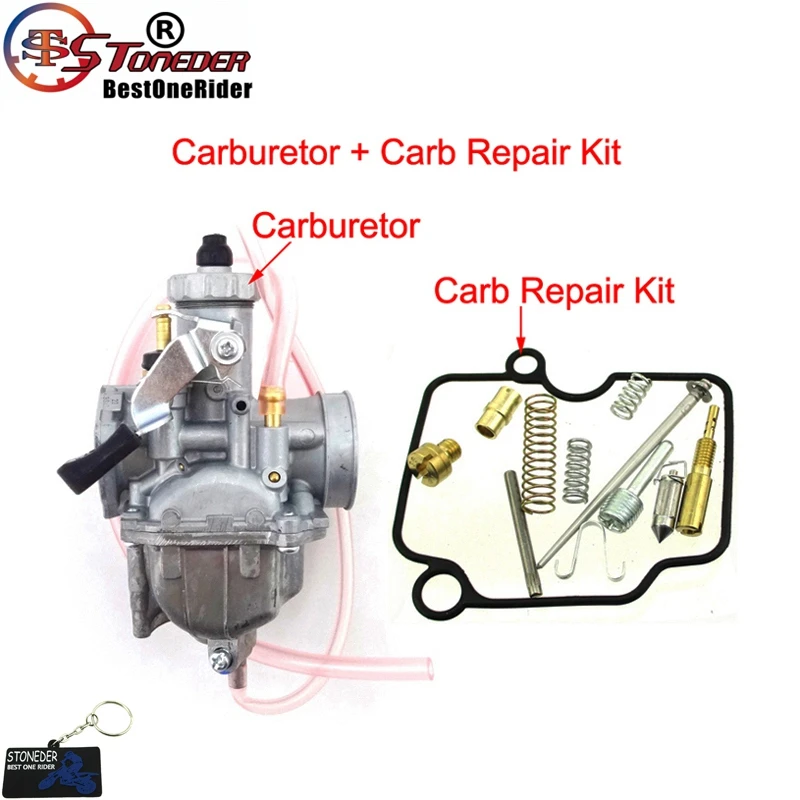 Карбюратор STONEDER Mikuni VM22 26 мм + ремонтные комплекты для китайских мотоциклов 110cc 125cc
