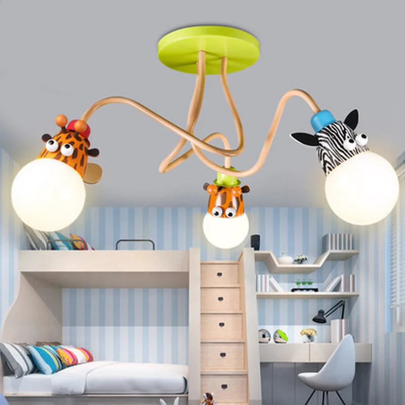 children's light model animal Giraffe lovely lamps for children rooms Child ceiling light decoration lighting for kid room