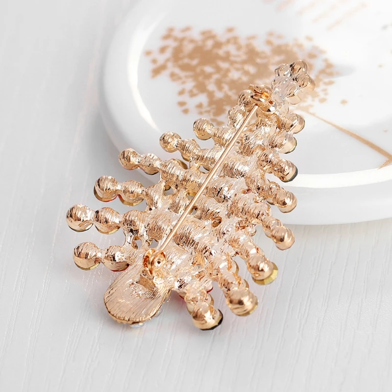 НОВАЯ РОЖДЕСТВЕНСКАЯ брошь булавки Стразы ювелирные изделия Модные Подарки для