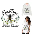 Симпатичные термонаклейки с животными, цветами, пчелами, сделай сам, моющиеся термонаклейки, одежда, наклейка на футболку, термоаппликация