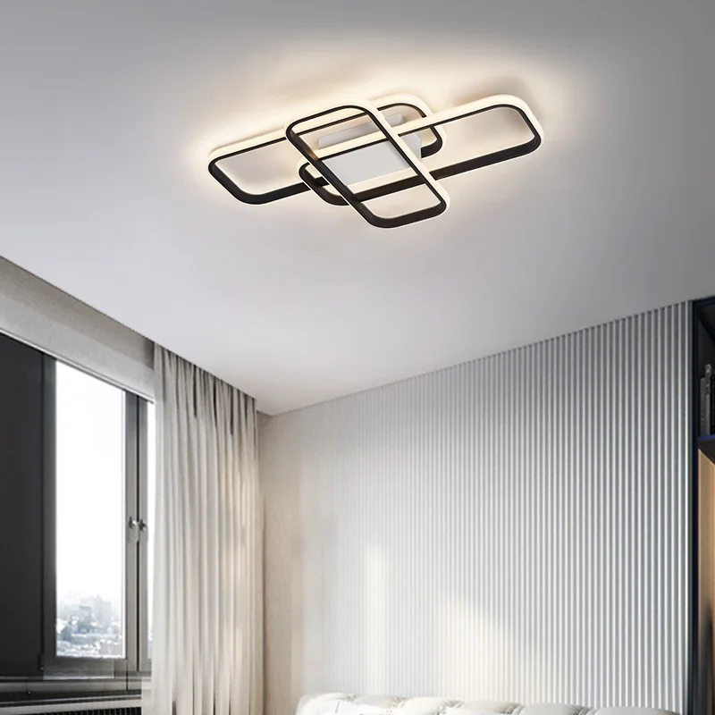 $56.00 Alexa Smart Home Modern Led ceiling lights for livingroom bedroom lustre Led ceiling light White/Black led Ceiling Lamp fixture