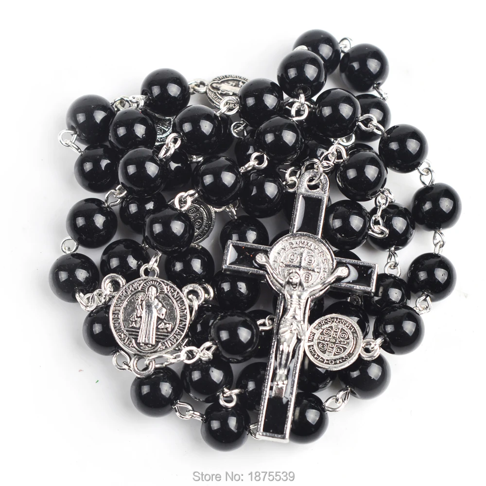 Четки мужские черные из стекла | Украшения и аксессуары