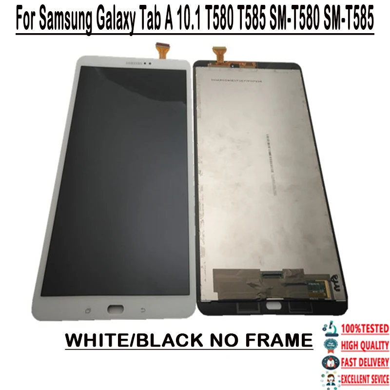ЖК дисплей с дигитайзером сенсорного экрана 10 1 дюйма для Samsung Galaxy Tab A T580 T585