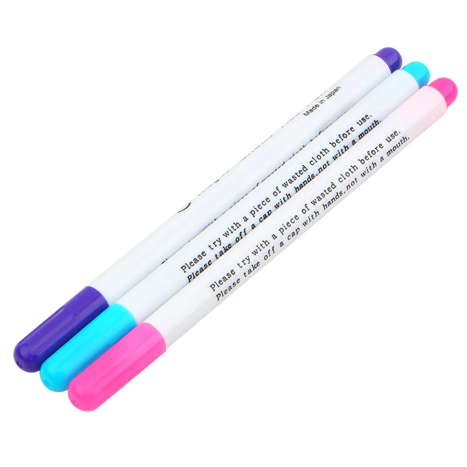 3 шт./лот воздуха/ручка маркер стираемая водой тканя дизайн эффект пишущие ручки