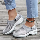 Женские сабо, сабо на платформе, женские сандалии, сетчатые женские сандалии, летние повседневные пляжные сабо, женские сандалии