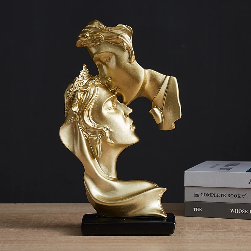 

Nordic Luxury Figurines Modern Art Resin Living Room Decoration Figurines Aesthetic Room Decor Decoration Bedroom Decor BC50BJ