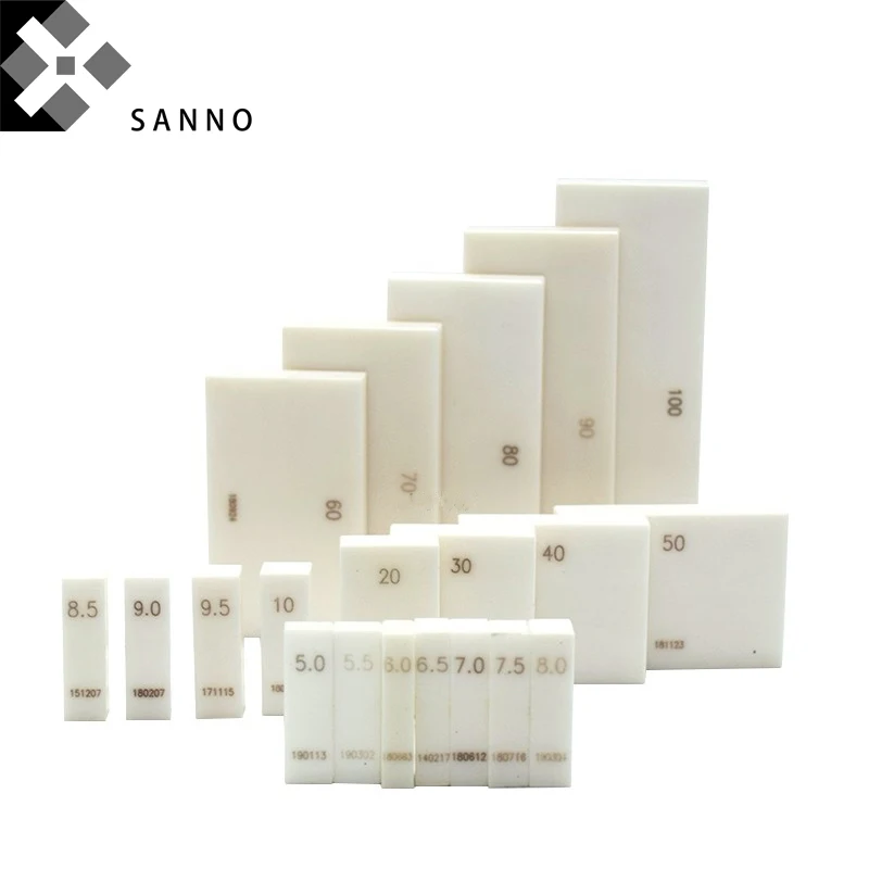 

High precision ceramic gauge block 0 / 1 grade 0.5mm - 25mm slip gauge johansson gauge / ceramic rectangular gauge block
