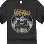 Назад в будущее Мужская футболка, черная, из 100% хлопка, Размеры Sm 4Xl 013269